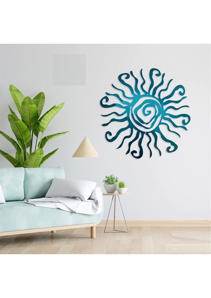 Tuhaf Güneş Metal Duvar Sanatı Açık Dekor - 11.8 Inç Pas Geçirmez Duvar Heykeli Bahçe Mavisi Için Mükemmel (Yurt Dışından) fiyatları