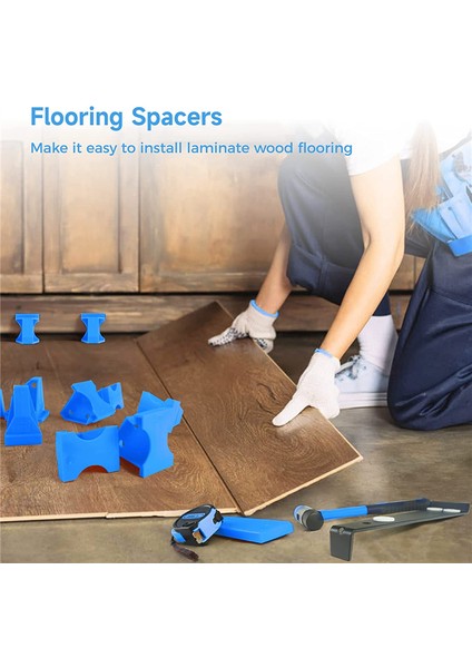 40PCS Döşeme Aralayıcıları, 2&#39;den 2 Laminat Döşeme Aralayıcıları 1/2 Inç ve 1/4inch Boşluklar (Yurt Dışından) indirimleri
