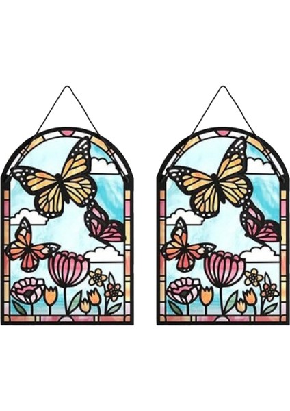 Senin Gibi Bir Anneye Sahip Olmak Için Kelebek Nimet Kuş Suncatcher Kartı (Yurt Dışından)