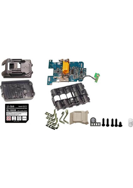Dıy Pil Kılıfı Tek Hücre Koruma Algılama Makita Için Bms 18V Pil BL1830 BL1820 BL1815 BL1860B Lxt (Yurt Dışından) fiyatları