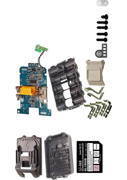Dıy Pil Kılıfı Tek Hücre Koruma Algılama Makita Için Bms 18V Pil BL1830 BL1820 BL1815 BL1860B Lxt (Yurt Dışından) modelleri