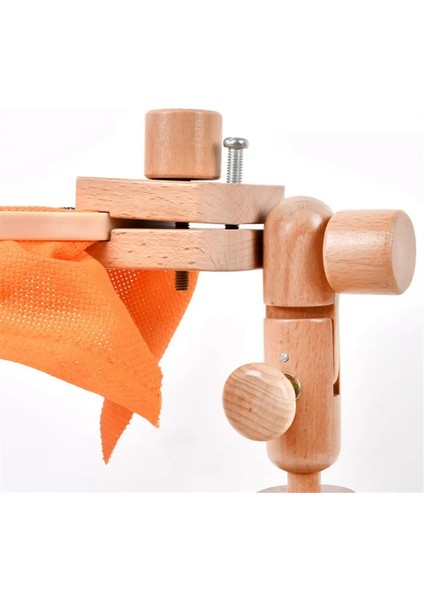 Nakış Çember Standı Ahşap Nakış Çerçevesi Standı Iğne Nokta Malzemeleri Nakış Çember Rafı Döndürülmüş Iğne Işi Standı (Yurt Dışından) fiyatları