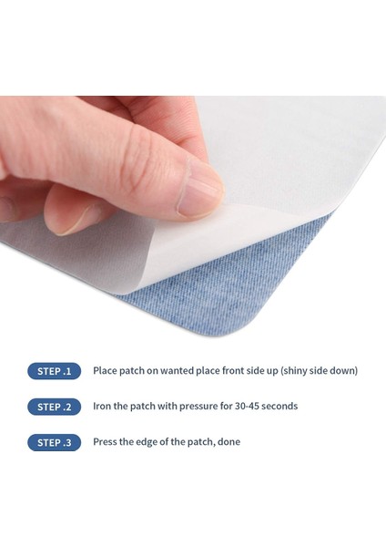 30 Adet Kumaş Yamalarda Demir Kot Jean Onarım Yamaları Giysi Onarım Yama Kiti Ceket Jean Kıyafetleri, 5 Renk (Yurt Dışından) modelleri