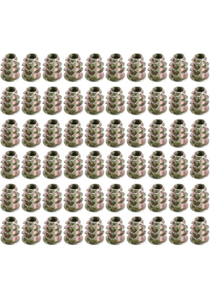 M4X10MM Iplik Arayüz Vidası, Ahşap Mobilyalar Için 60 Adet Fıstık Takma (Yurt Dışından)