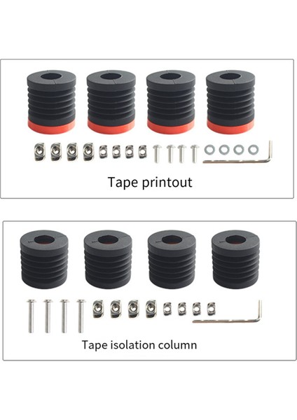 Bambu Laboratuar Voron Prusa Ender Için Titreşim Tozu Korumalı Ayaklar 3 V2 3D Yazıcılar 3D Yazıcı Parçaları A (Yurt Dışından) fiyatları