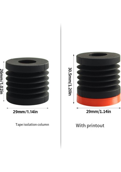 Bambu Laboratuar Voron Prusa Ender Için Titreşim Tozu Korumalı Ayaklar 3 V2 3D Yazıcılar 3D Yazıcı Parçaları A (Yurt Dışından) modelleri