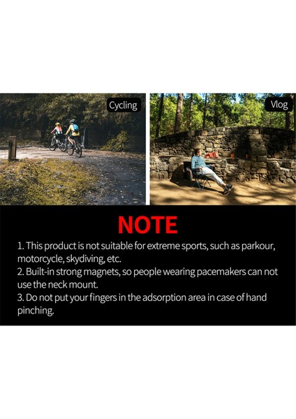 Sunnylife Manyetik Boyun Braketi INSTA360 Go 3 Göğüs Manyetik Boyun Braketi Birinci Kişi Çekim Git 3 Braket (Yurt Dışından) fırsatları