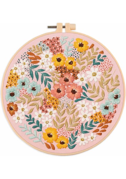 Yeni Başlayanlar ve Nakış Meraklıları Için Nakış Kiti, Iplik Iğneli Çiçek Manzarasını Içerir, B (Yurt Dışından)