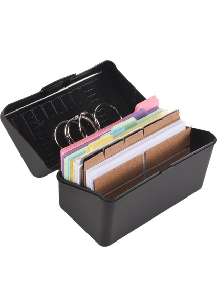 Dizin Kartı Tutucu Seti, 230 Çeşitli Flashcards, Renkli Çizgili, 6 Yüzük ve Okul Için Mükemmel Çıkartmalar ile Dizin Kutusu (Yurt Dışından) fiyatları