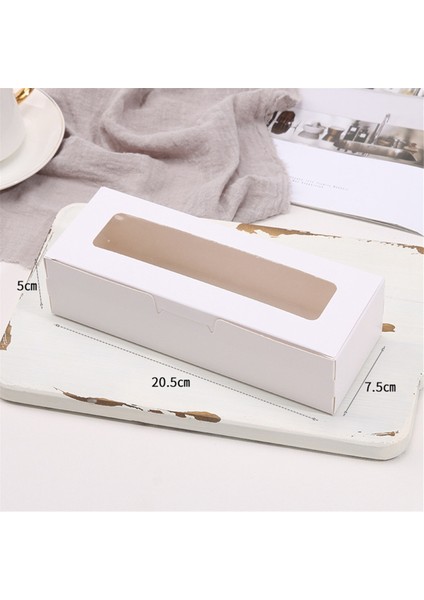 25 Adet Makarna Kutuları Açık Ekranlı Pencere Macarons Konteyneri Veya Çikolata Tatlıları Için Ambalaj Kutusu Kiti Kek A (Yurt Dışından) indirimleri