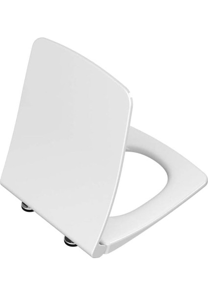122-003-009 Yavaş Kapanır Slim Klozet Kapağı, Beyaz