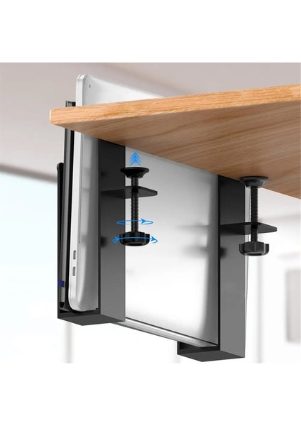 Masa Kenarları Dizüstü Bilgisayar Rafı Şarj Soğutma Standı Tepsisi Masa Organizatör Depolama Tutucusu Masa Yönetimi Tepsisi Altında Ped Için (Yurt Dışından) indirimleri