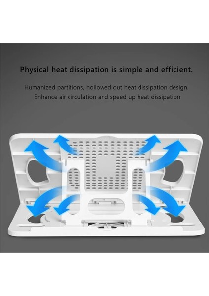 Döner Ayarlanabilir Katlanabilir Dizüstü Bilgisayar Standı Evrensel Taşınabilir Masaüstü Dizüstü Tutucu Tablet Braket Destek Aksesuarı, B (Yurt Dışından) fiyatları