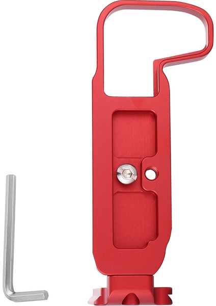 Canon Eos Rp Dikey Hızlı Bırakma L Plaka Braketi Tutucu El Kavrama Taban Kırmızı (Yurt Dışından)