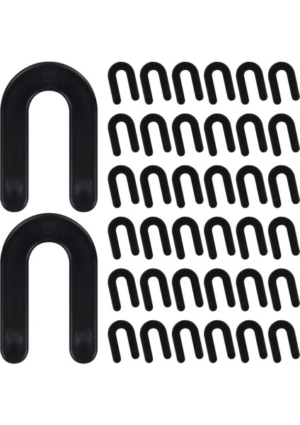 Fayans Tesviye Sistemi Fayans Ara Aracı 1/4 Inç, Horseshoe Aracılı U Şekil Plastik Karo Tesviye Klipsi, 300PCS (Yurt Dışından)