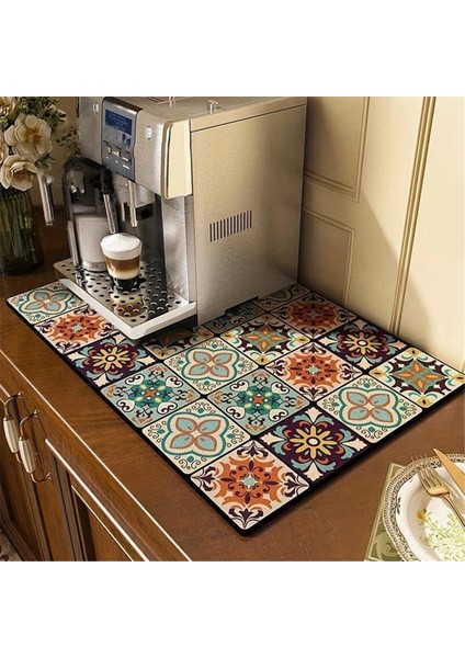 Mutfak Çubuğu Tezgahı Için Retro Hızlı Kuruyan Su Drenaj Mat (Yurt Dışından) fırsatları