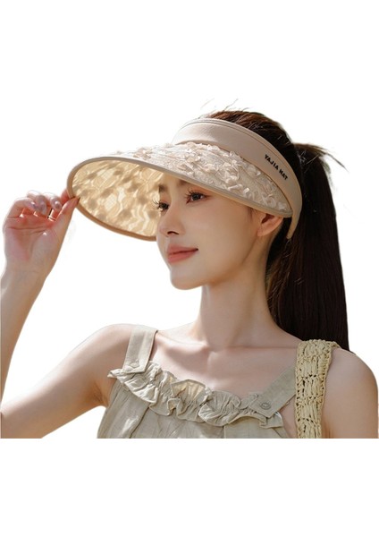 Kadınlar Için Çiçek Desenli Yazlık Güneş Şapkası, Rahat ve Güneşe Dayanıklı, Geniş Kenarlı Açık Hava Bisiklet Şapkası (Yurt Dışından) modelleri