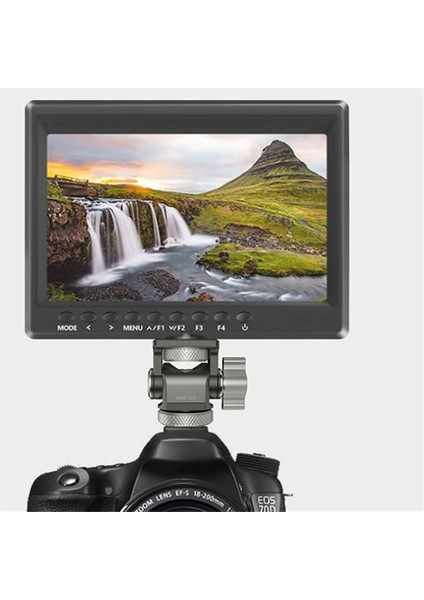 Mini Monitör Montaj Tripod Kafası Soğuk Ayakkabı Adaptörü Montaj Için 1/4 Inç Kamera Monitörü Flash Mikrofon LED Dolgu Işığı (Yurt Dışından) fiyatları