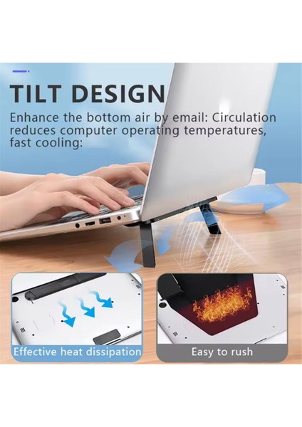 Masa Yüksek Asılı Dikey Destek Katlanabilir Taşınabilir Dizüstü Bilgisayar Standı (Yurt Dışından) modelleri