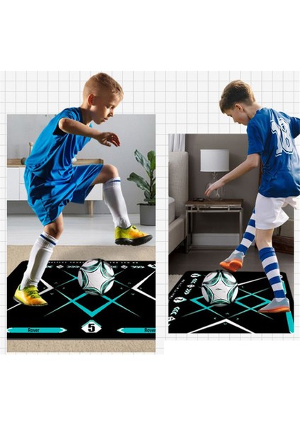 Siyah Futbol Eğitim Mat Slip Olmayan Katlanabilir Çocuklar Yetişkin Top Eğitim Mat (Yurt Dışından) indirimleri