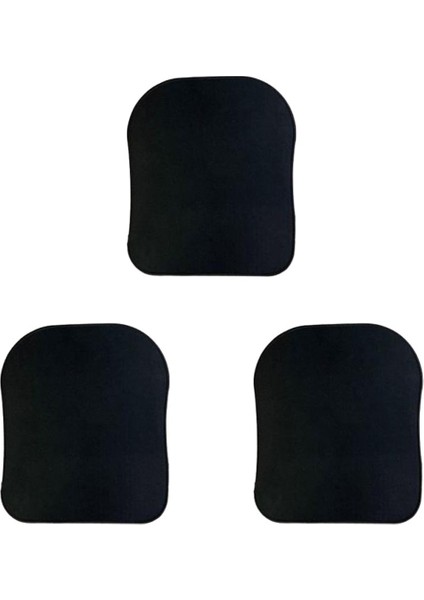 Thermomix Için Tm5 Tm6 Slayt Ped Güçlü Yapışma Anti-Kırpma Mat Katman Yok Tutkal Siyah Mobil Masa Mat 3pc (Yurt Dışından)