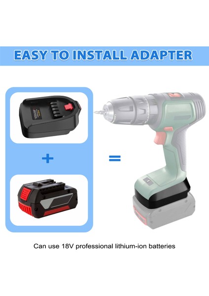 Adaptör Dönüştürücü BOSB18C Bosch 18V Lı-Ion Pil BAT618 Için Kullanım Lityum Elektrik Elektrikli Aracı 18V&#39;NIN Tamamını Değiştirin (Yurt Dışından) indirimleri