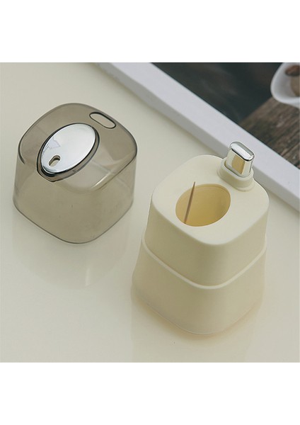 4pcs Kürdan Tutucu Dağıtıcılar Otomatik Kürdanlar Konteyner Kürdanlar Depolama Dağıtıcı Kutular Ev Oturma Odası Için (Yurt Dışından)