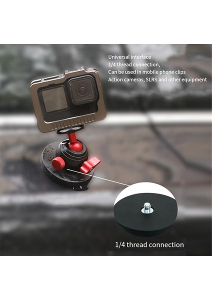 INSTA360 Gopro Aksesuarları Için Spor Kamerası Gimbal Braketi Çok Fonksiyonlu Araba Braketi Emme Kupası Braketi, B (Yurt Dışından) modelleri