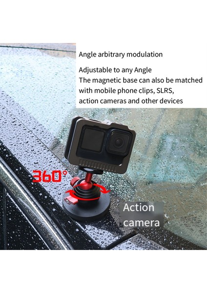 INSTA360 Gopro Aksesuarları Için Spor Kamerası Gimbal Braketi Çok Fonksiyonlu Araba Braketi Emme Kupası Braketi, B (Yurt Dışından) indirimleri