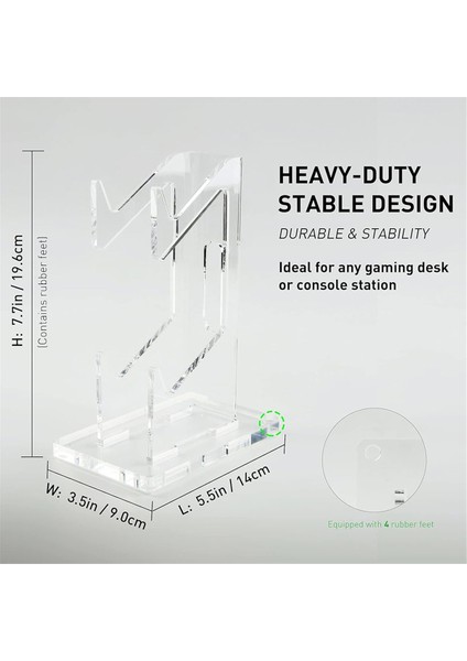 Akrilik Oyun Konsolu Tutucu Oyun Denetleyici Masa Ekran Ps5 Ps4 Switch Xbox One/serisi x Joystick Bracket B (Yurt Dışından) indirimleri