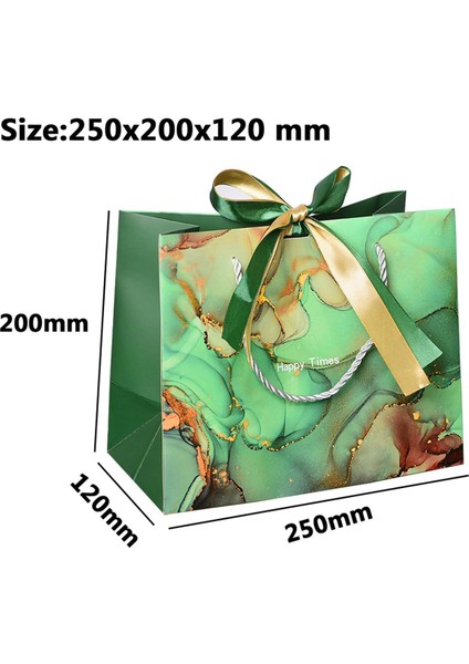 2pcs Bow Kurdele ile Kağıt Hediye Çantaları Doğum Günü, Düğün, Noel, Parti, Alışveriş Kulpları ile Çanta Torbaları (Yurt Dışından) fiyatları