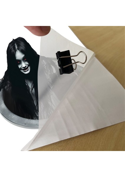 Cadılar Bayramı Zemin Duvar Çıkartması, Uzun Saç Kadın Korku Duvar Sticker, 3D Gerçekçi Korku Zemin Sticker (Yurt Dışından) fırsatları