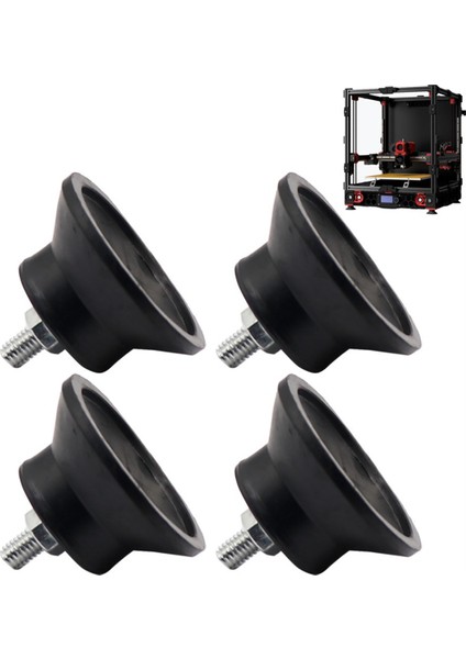 4pcs 3D Yazıcı Kauçuk Ayak Kayma Önleyici Kauçuk Şok Ped Antivibrasyon Voron V2.4 3D Yazıcı Parçaları Için Ayaklar (Yurt Dışından) modelleri