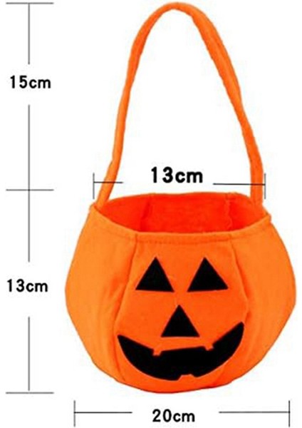 Çocuklar Için Cadılar Bayramı Kabak Şeker Çantaları, Hile Veya Treat, Pumpkin Kovaları Hile Veya Treat Torbaları Çocuklar Için Tutucu Çantası (Yurt Dışından) modelleri