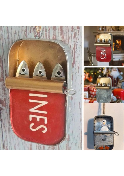 Sardunes Teneke Tuhaf Asılı Süs, Ilginç Küçük Bir Parça, Komik Balıkçı Süsleri, Sardalya Konserve Balık Deniz Ürünleri Bir (Yurt Dışından) fiyatları