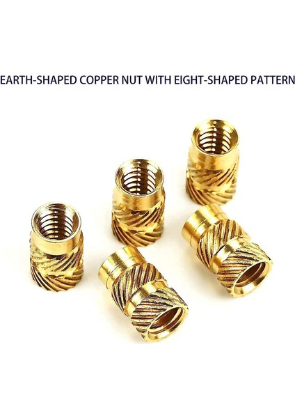 300PCS Iplik Trafikli Fındık, Pirinç Trafikli Dişli Ekleme Fıstığı, Pirinç Dişli 3b Baskı Enjeksiyon Kalıplama Için (Yurt Dışından) modelleri