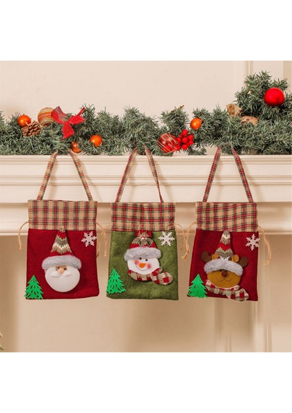 Hediye Çantası Için Noel Sevimli Noel Partisi Yeni Yıl Için Sarma Torbası Çanta Yeni Yıl Hediye Ambalajı Noel Tote Hediye Çantası (Yurt Dışından) fiyatları