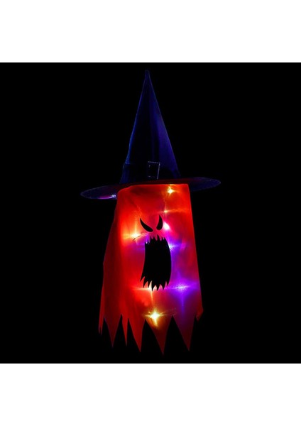 Cadılar Bayramı Dekorasyonu Cadı Şapkası, Asılayan Aydınlık Cadı Şapkası Dekorasyonu, Cadılar Bayramı Kapalı Açık Yard Dekorasyonu (Yurt Dışından) fırsatları