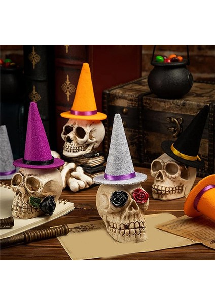 23 Pcs Mini Cadı Şapkaları Cadılar Bayramı Hisset 4 Renkli Cadı Şapkaları Hisset Hitch Hats Cadılar Bayramı Şarap Şişesi Parti Dekorasyonu (Yurt Dışından) indirimleri