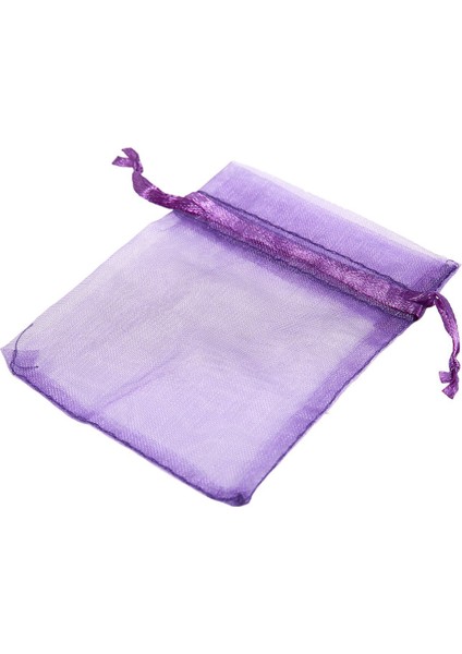10 Paket Güzel Koyu Mor Organze Hediyesi ve Lehine Çantalar 7cm x 9cm (Yurt Dışından) fırsatları