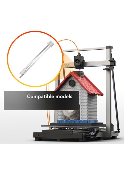 Anycubic Kobra 3 Max Hotend Termistor Seramik Isıtıcı 24V 80W Anycubic Kobra 3 Maksimum Combo 3D Yazıcı Parçaları 2pcs (Yurt Dışından) modelleri