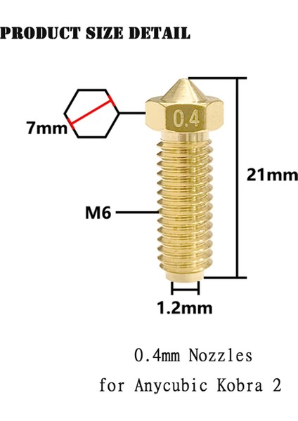 Anycbic Kobra 2 Için Hotend Kiti 2, 3D Yazıcı Montajlı Baskı Sıcak Uç Kit Kobra 2, Kobra 2 Neo/pro/plus/maks. (Yurt Dışından) modelleri