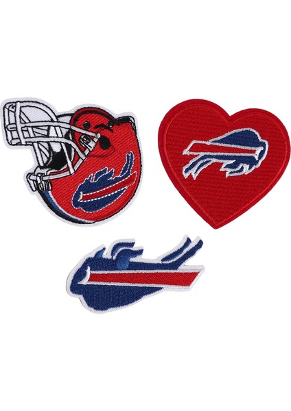 3 Pcs Rugby Takımı Logo Nakış Yaması, Kask ve Kalp Logosu Ceket Sırt Çantası Kot Ceket (Yurt Dışından) fiyatları