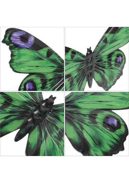 Açık Duvar Dekoru Kelebek Dekorasyon Metal Kelebek Duvar Dekoru Çit Için Metal Duvar Ev Dekorasyonları Için Yeşil (Yurt Dışından) modelleri