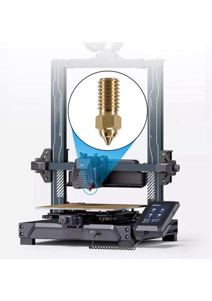 10PCS 3D Yazıcı Nozulları Premium Pirinç 3D Yazıcı Nozulları - 0.4mm Mk8 Sertleştirilmiş Ekstrüder (Yurt Dışından) indirimleri