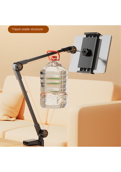 Tembel Kişi Braket Tablet Tutucu Masası Stand Ayarlanabilir Katlanabilir Kol Tablet Braketi Beyaz (Yurt Dışından) fırsatları