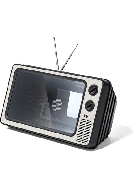 Retro Tv Telefon Büyüteç 3D Hd Cep Telefonu Ekranı 12 Inç Retro Tv Amplifikatörü Tüm Akıllı Telefonlar Için (Yurt Dışından) fiyatları