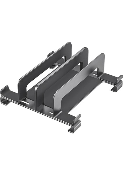 Dizüstü Bilgisayar Stand Tutucu Ayarlanabilir Dikey Masaüstü Dizüstü Dock Alan Tasarlayan 3 Aradan 1 Bilgisayar Stand Gri (Yurt Dışından)