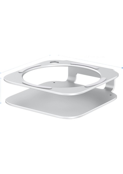 Mac Mini M4/m4 Pro Bracket Base Base Bracket Metal Isı Dispidasyon Anti-Çizelge Anti-Kayma (Yurt Dışından)