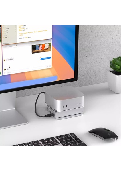 Mac Mini M4/m4 Pro Bracket Base Base Bracket Metal Isı Dispidasyon Anti-Çizelge Anti-Kayma (Yurt Dışından) fiyatları